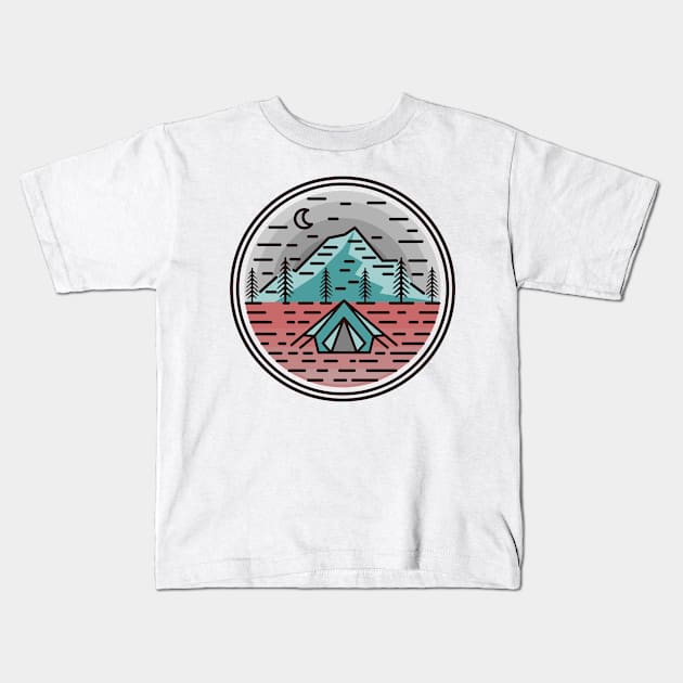 Go Camper Kids T-Shirt by Usea Studio